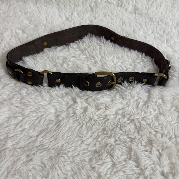 Ann Taylor LOFT Classic Brown Leather Belt Size XS main image 10